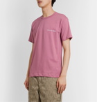 Comme des Garçons SHIRT - Logo-Print Cotton-Jersey T-Shirt - Pink