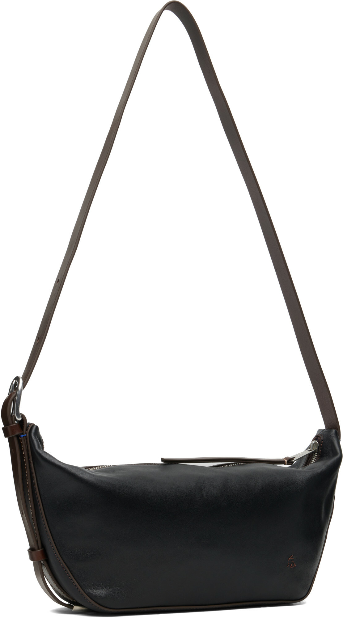 Paul Smith Black Leather Sling Crossbody Bag