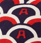 Valentino - Printed Cotton-Twill Baseball Cap - Navy