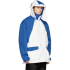 NAPA by Martine Rose Blue and White Rainforest Common Coat