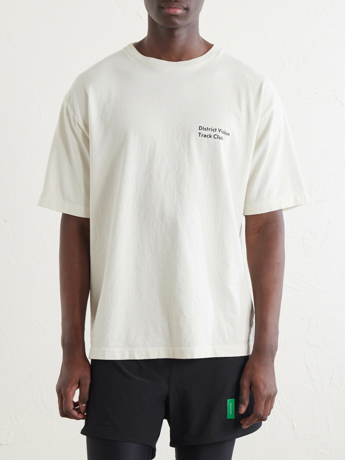 DISTRICT VISION - California Printed Cotton-Jersey T-Shirt - Neutrals