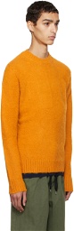 ASPESI Orange Brushed Sweater