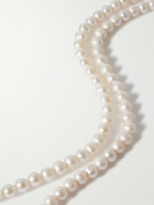 Hatton Labs - Double Silver Pearl Necklace