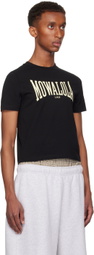Mowalola Black Sweat Tea T-shirt
