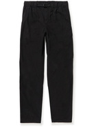 A.P.C. - Youri Straight-Leg Belted Cotton Trousers - Black