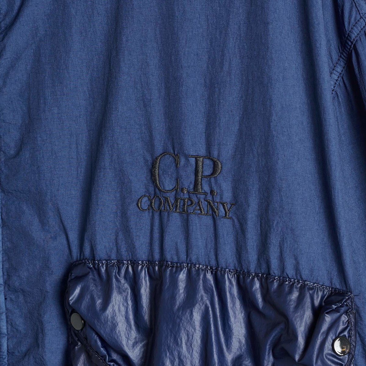 C.P. Company Men's Multi Pocket Goggle Jacket in Oceana C.P. Company