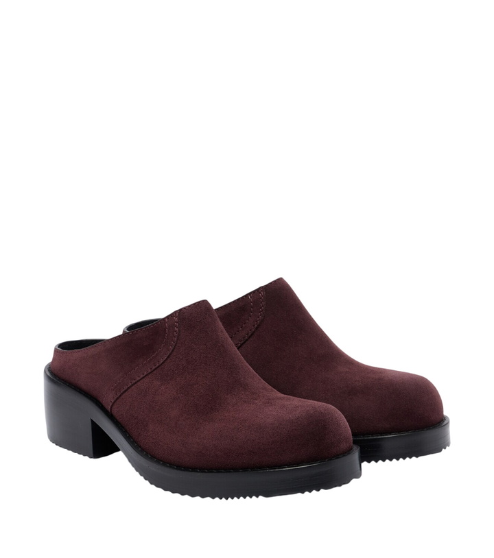 Photo: Dries Van Noten Suede mules