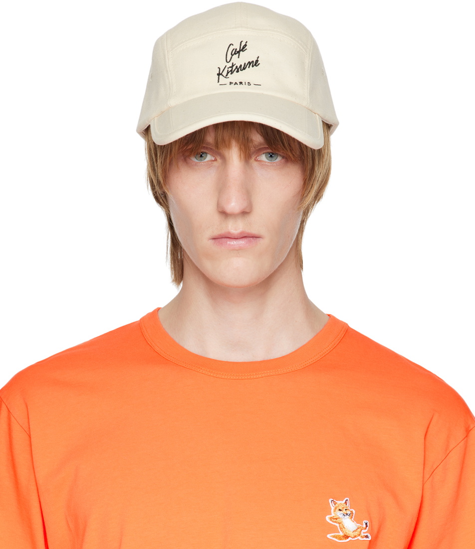 Maison Kitsuné Off-White 'Café Kitsuné' Cap Maison Kitsune