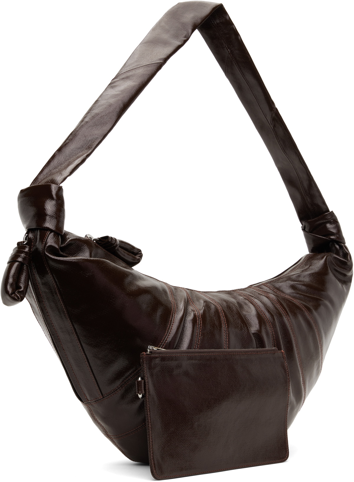 LEMAIRE Brown Large Croissant Bag Lemaire