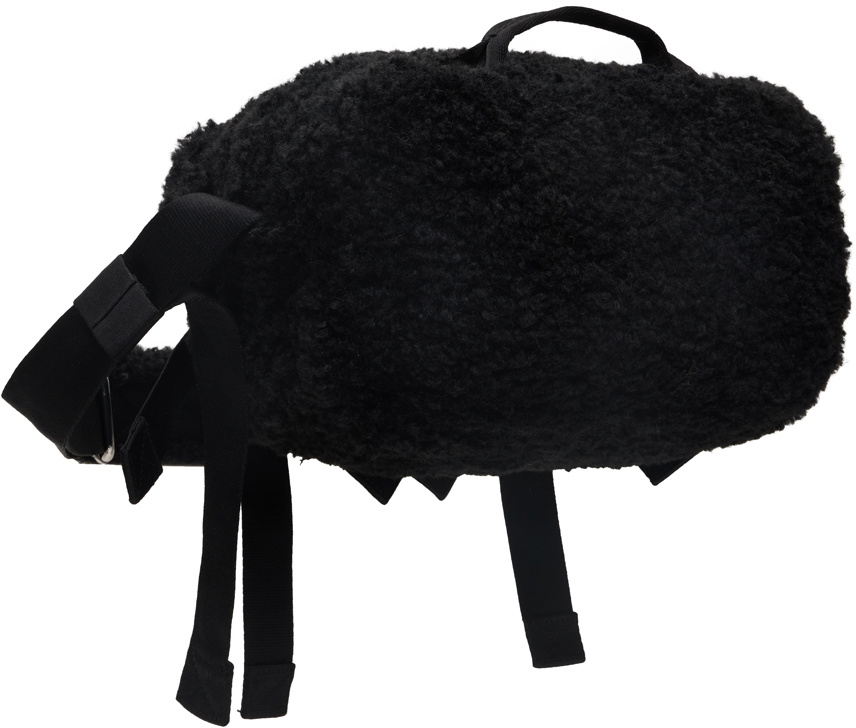 Simone Rocha Black Classic Bow Crossbody Bag