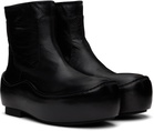Jil Sander Black Ankle Boots