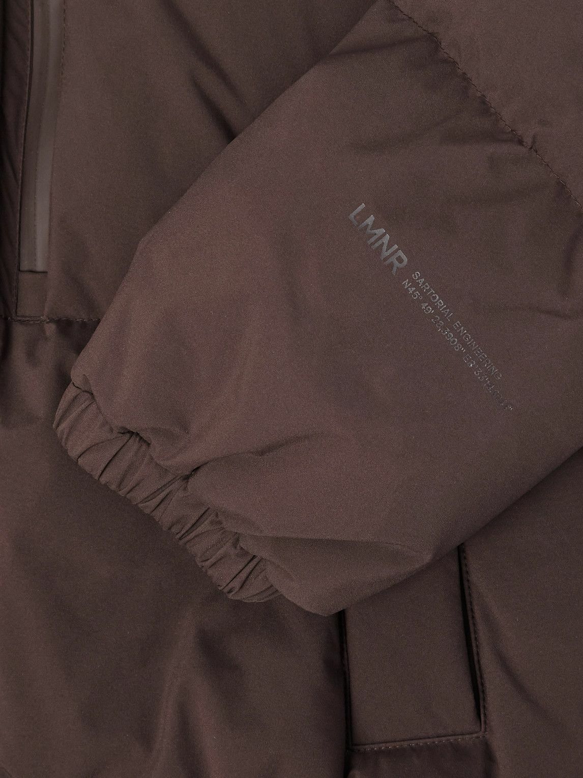 Laminar - Quilted Shell Down Hooded Jacket - Brown