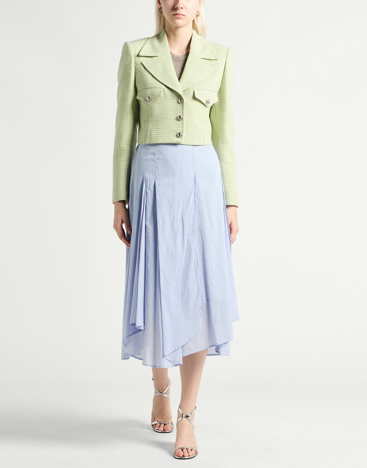 Alessandra Rich Womens Blazer Light in Green