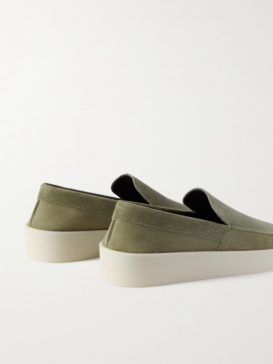Fear of God - Reverse Suede Loafers - Green Fear Of God