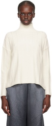 Max Mara Leisure White Beira Turtleneck