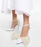 Jimmy Choo - Averly 100 bow-trimmed pumps