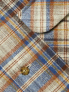 Pendleton - The Original Board Camp-Collar Checked Virgin Wool Shirt - Brown