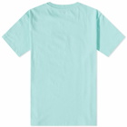 Bisous Skateboards College T-Shirt in Mint