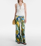 Christopher Esber Crystal Pin embellished jersey tank top
