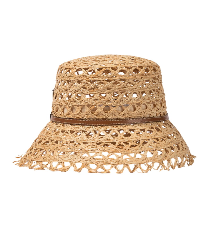Photo: Prada Raffia-effect bucket hat