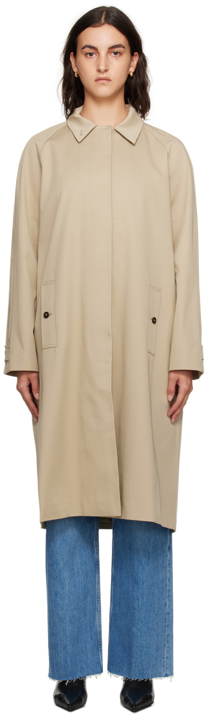 ANINE BING Beige Randy Trench Coat ANINE BING