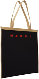 Marni Black Shopping Tote