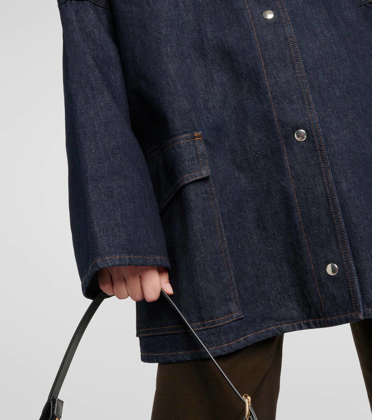 Toteme Oversized denim overshirt Toteme