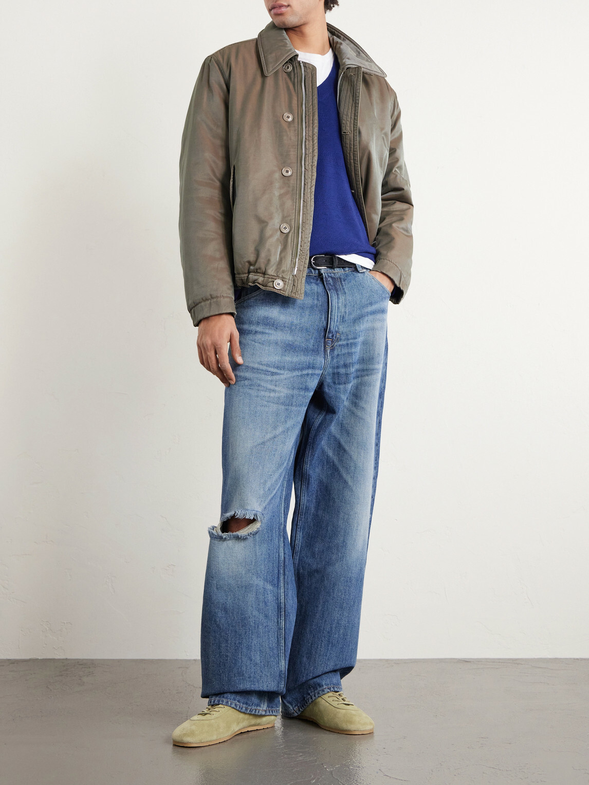 Our Legacy - Auto Padded Cotton and Nylon-Blend Jacket - Brown