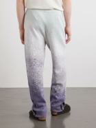God's True Cashmere - Ombre Straight-Leg Cashmere Trousers - Blue