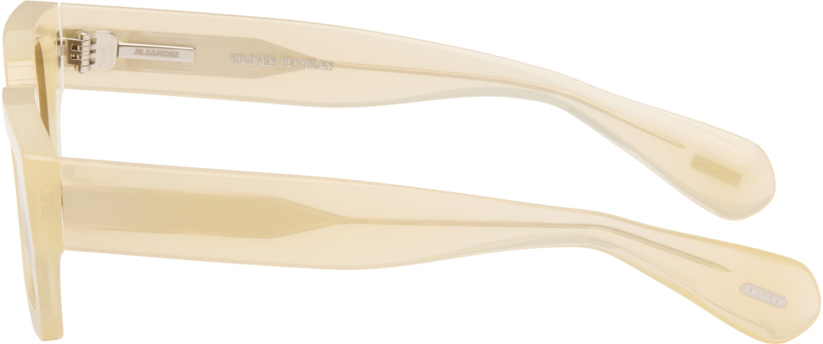 Jil Sander Off-White Oliver Peoples 'Edition 6' Rectangular Sunglasses