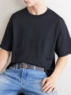ssstein - Suvin Cotton-Jersey T-Shirt - Black