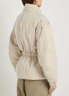 Isabel Marant étoile Dastyni Detachable-sleeve Padded Coat Ecru