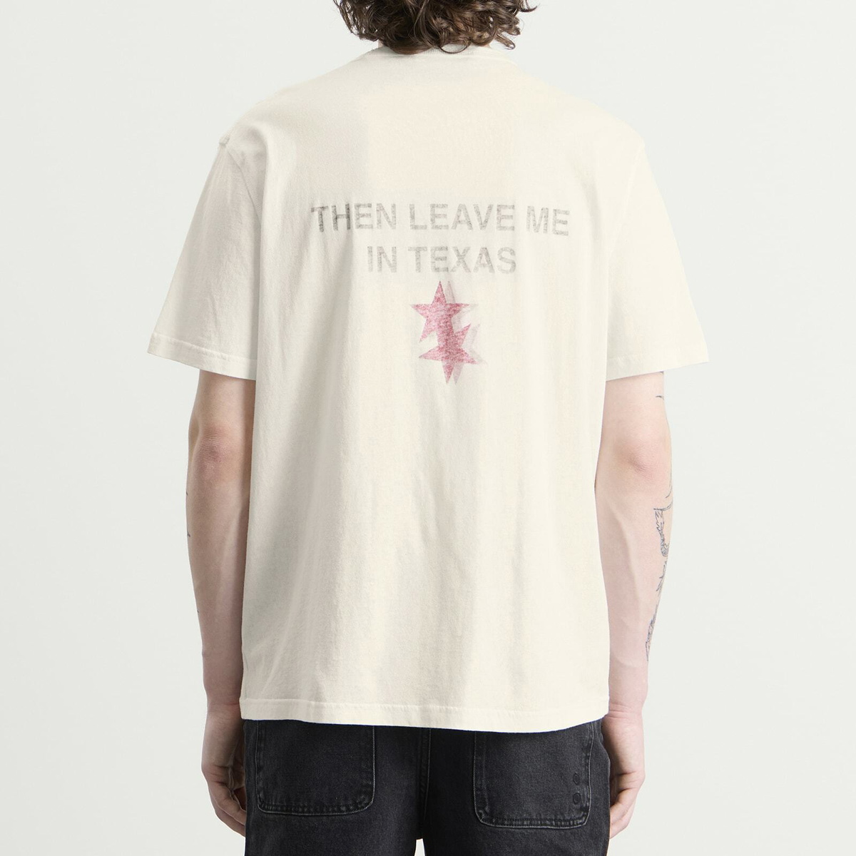 Cole Buxton Men's Paris Texas T-Shirt in Vintage Whitalye