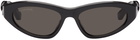 Balenciaga Black Twisted Sunglasses