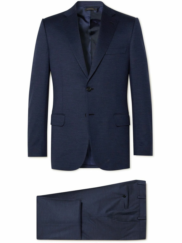 Photo: Brioni - Slim-Fit Virgin Wool Suit - Blue