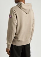 Canada Goose Huron Hooded Cotton Sweatshirt Beige