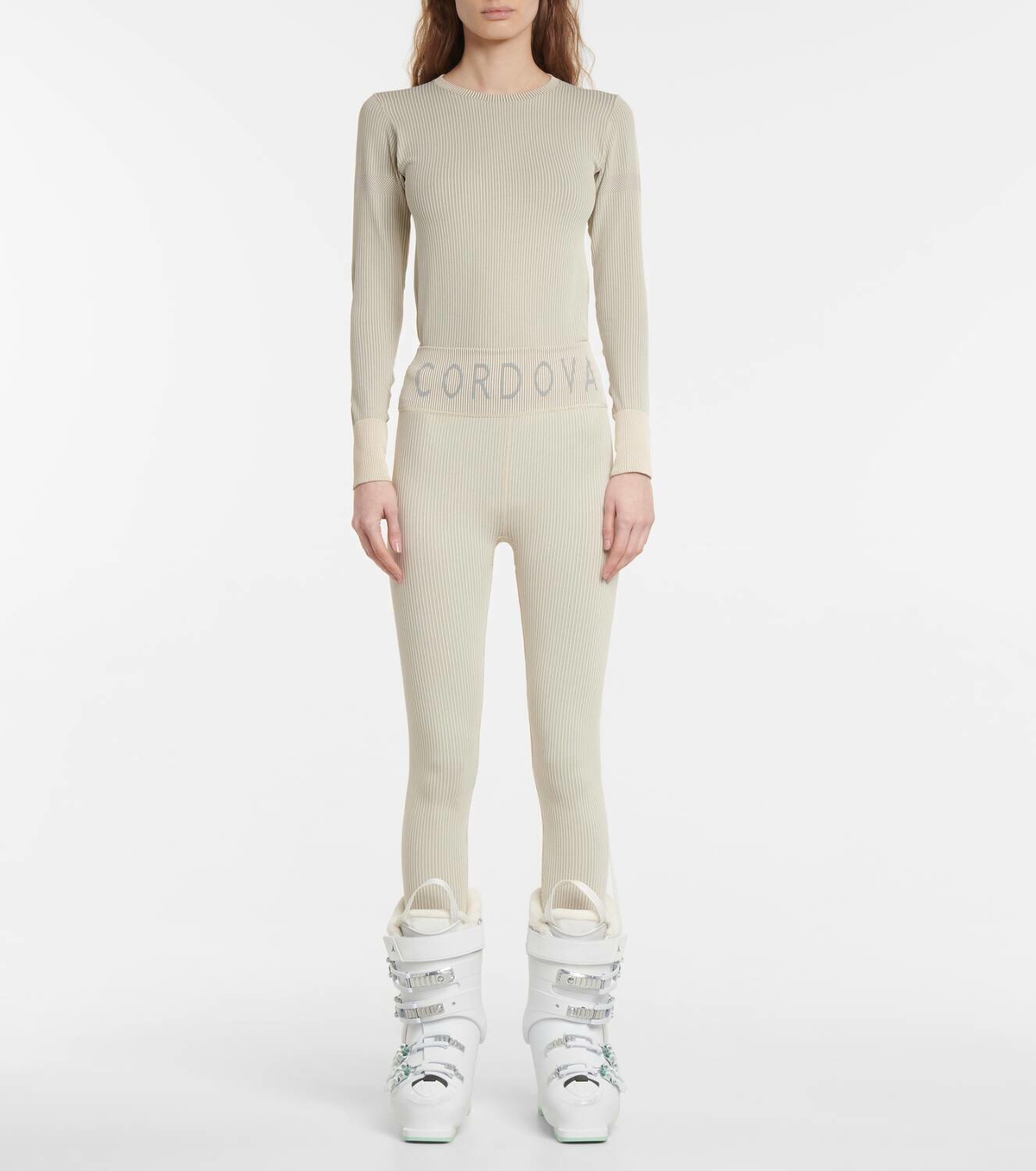 Cordova Base Layer ribbed-knit leggings