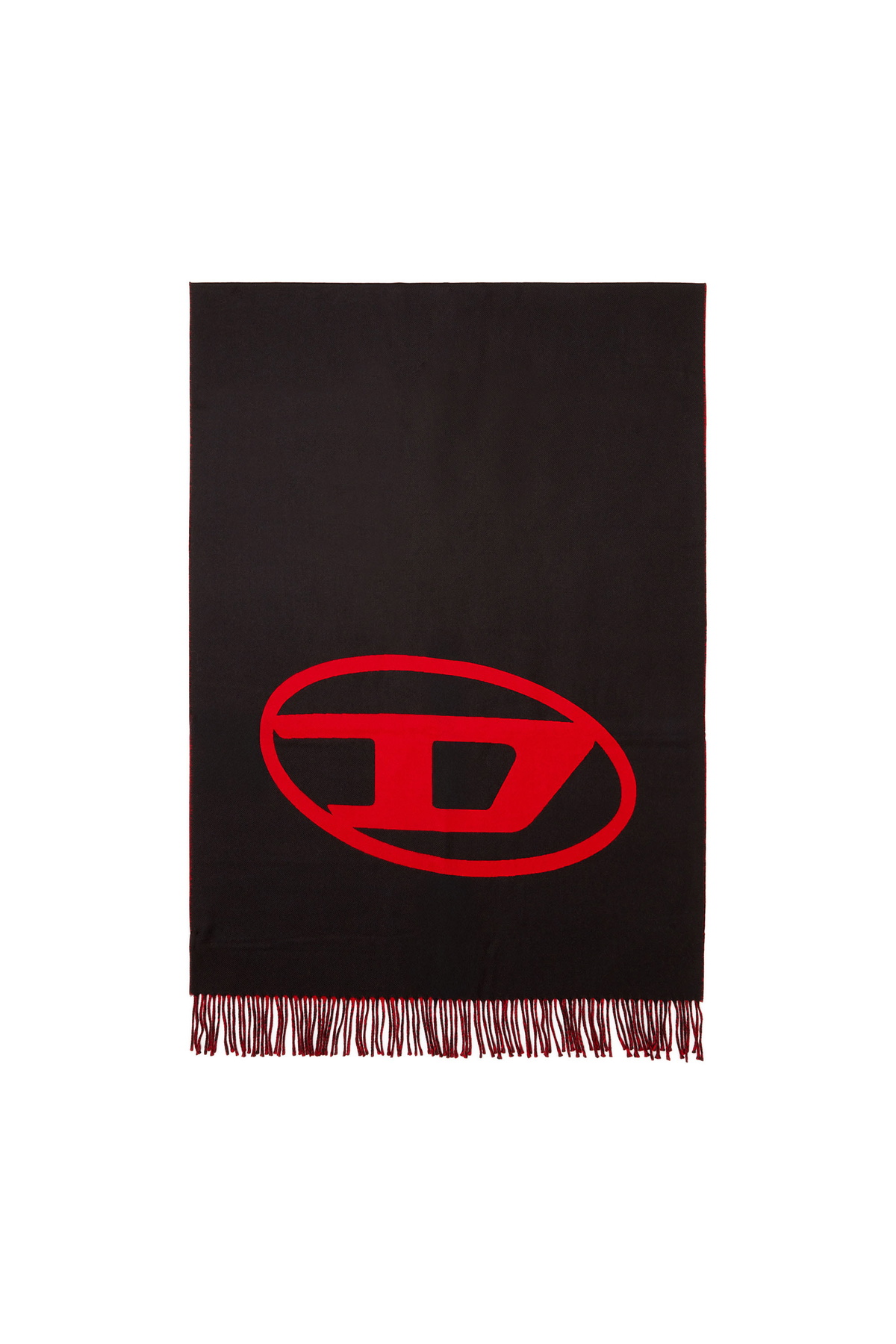 Diesel Reversible two tone wool scarf - Scarf Mens in Multicolor