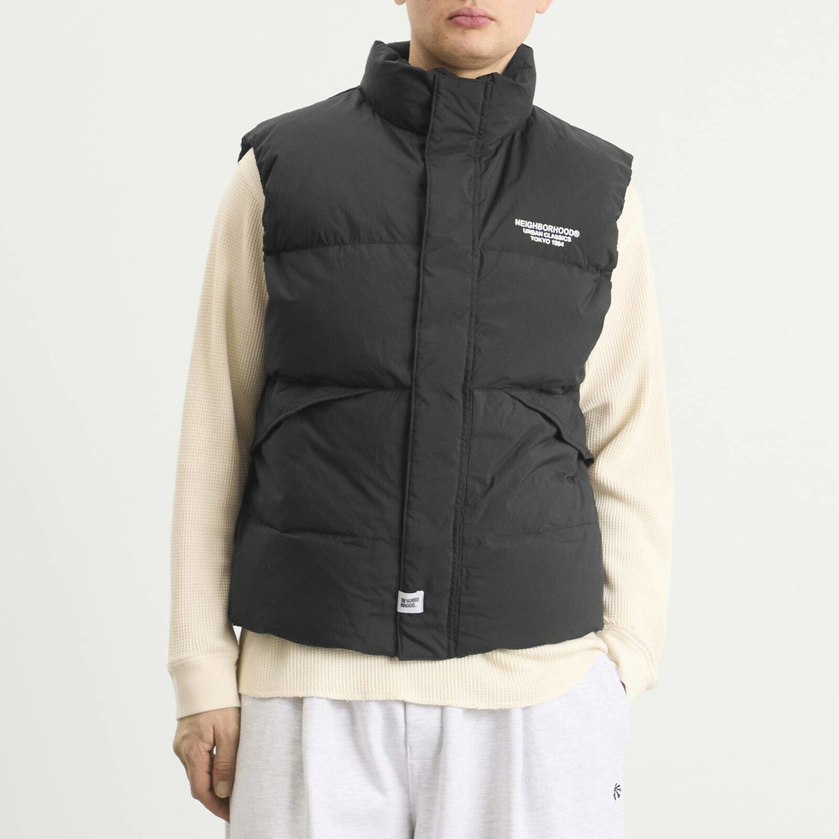 Neighborhood Men's Classic Down Vest in Black Neighborhood