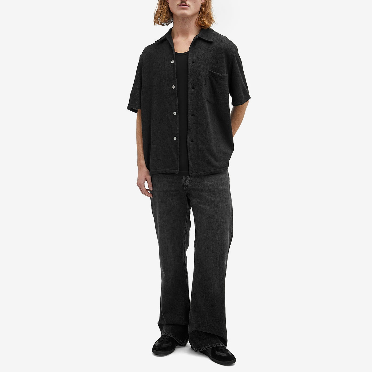 Comme des Garçons SHIRT Men's x Sunspel Vest in Black
