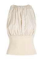 Esse Studios Gathered Cotton top Cream