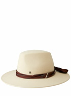 MAISON MICHEL - Kyra Wool Hat W/ Silk Hatband