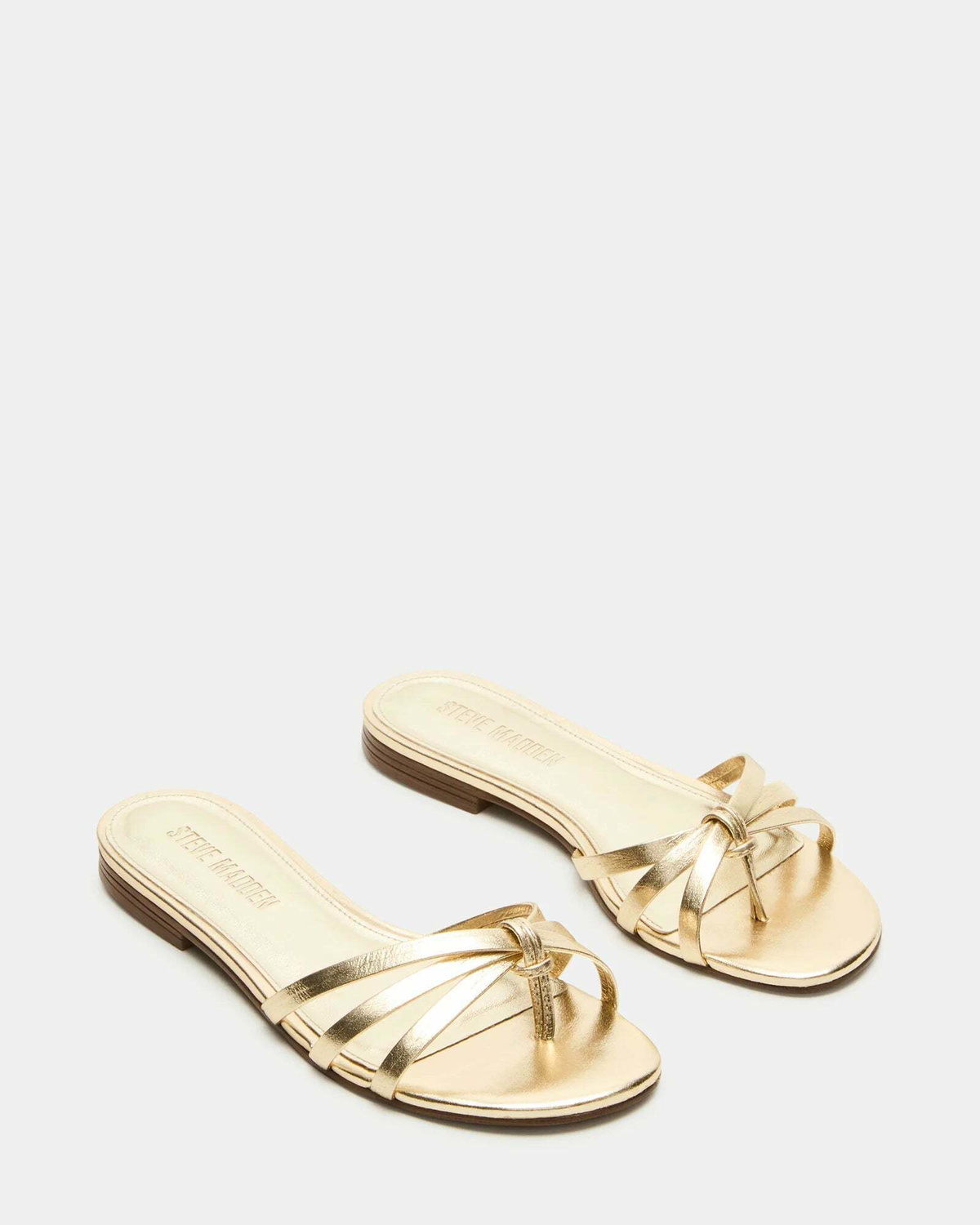 Steve Madden Calissi Sandals in Gold