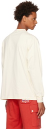 Palm Angels Off-White Burning Long Sleeve T-Shirt