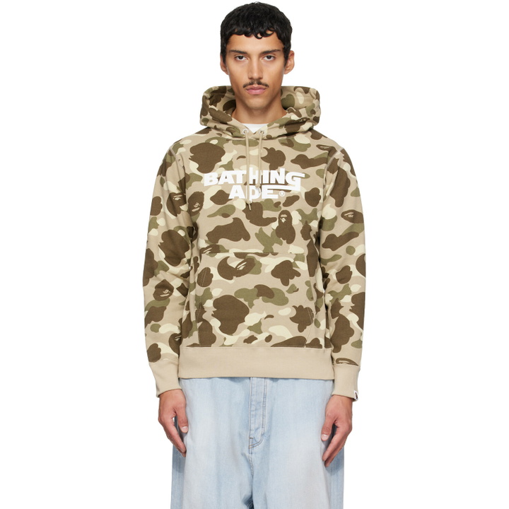 Photo: BAPE Beige Color Camo Pullover Hoodie
