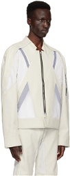 CARNET-ARCHIVE Off-White Trace Prism Denim Jacket
