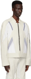 CARNET-ARCHIVE Off-White Trace Prism Denim Jacket