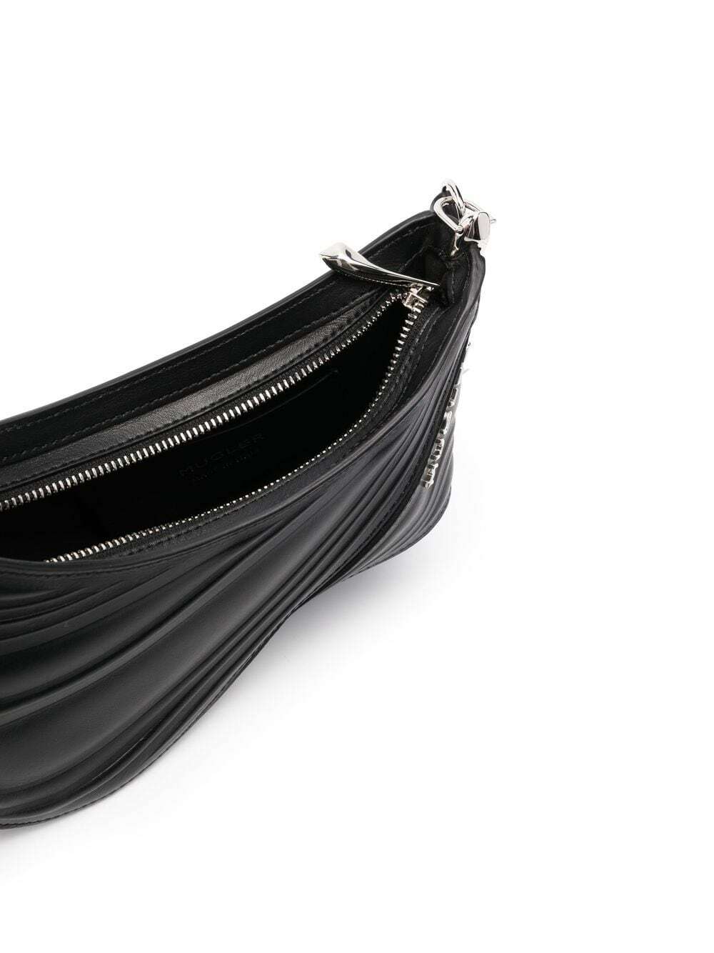 MUGLER - Spiral Curve 01 Small Shoulder Bag