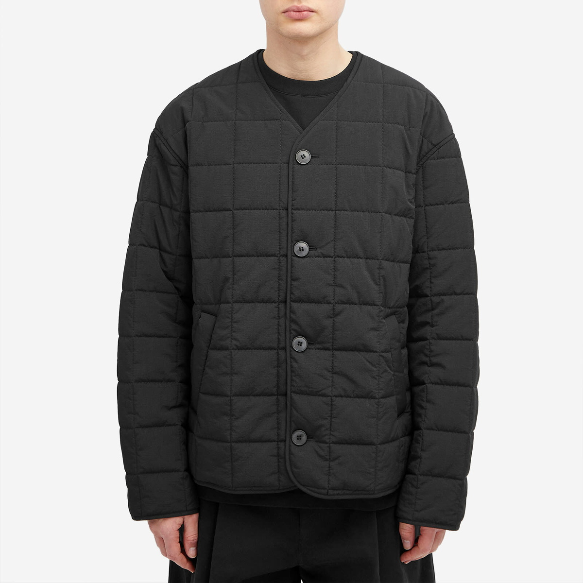 Róhe Men's Padded Liner Jacket in Black