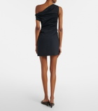 Staud Phare ruched cotton poplin minidress
